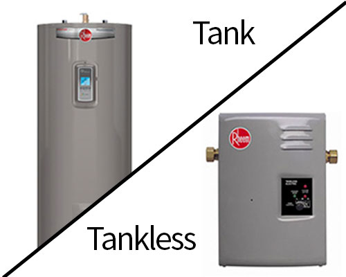 Hot water tanks